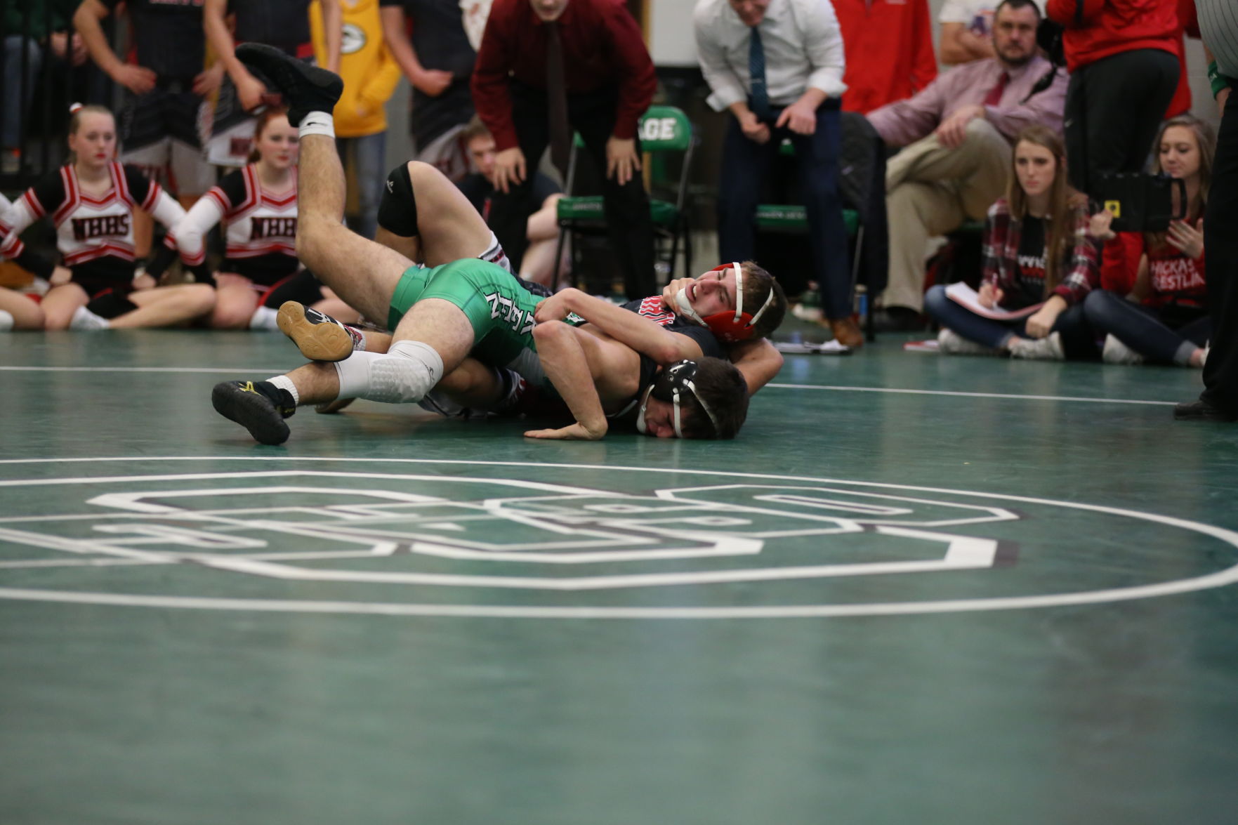 Osage, Forest City, Clarion and New Hampton wrestling, Dec. 22, 2017